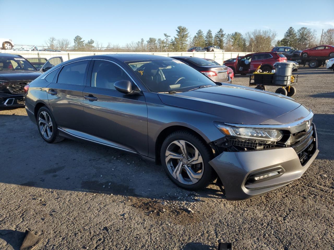 Lot #3030635162 2018 HONDA ACCORD EX