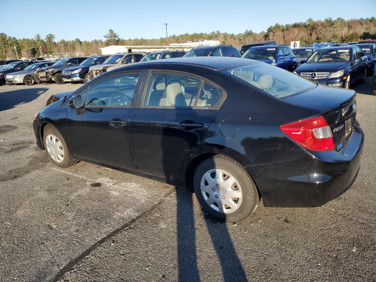 Lot #2993628248 2012 HONDA CIVIC LX