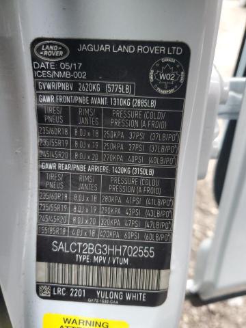 2017 LAND ROVER DISCOVERY SALCT2BG3HH702555