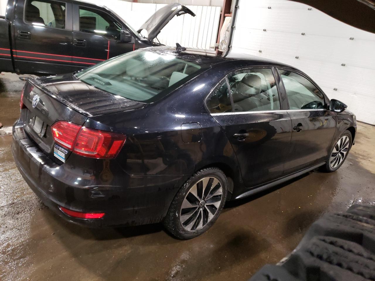 Lot #2976609585 2014 VOLKSWAGEN JETTA HYBR