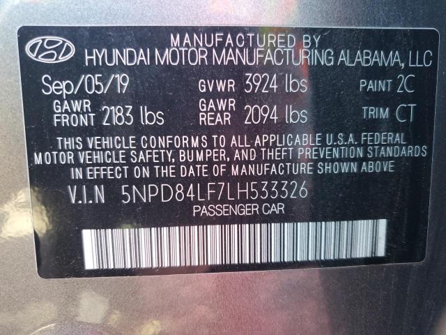 2020 HYUNDAI ELANTRA SE - 5NPD84LF7LH533326