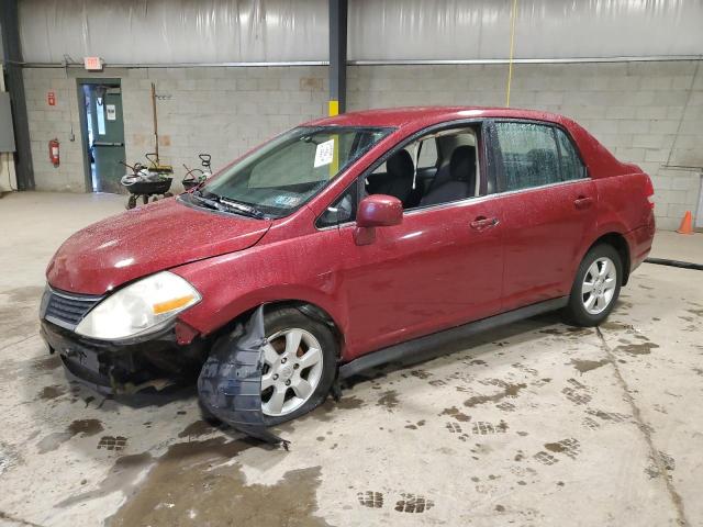 NISSAN VERSA S 2008 red sedan 4d gas 3N1BC11E38L391839 photo #1