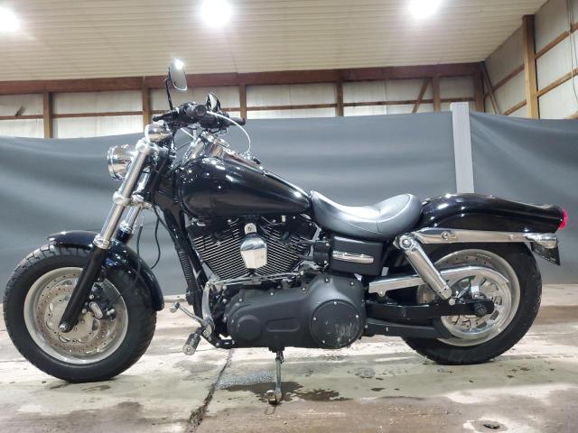 HARLEY-DAVIDSON FXDF DYNA 2012 black road/str gas 1HD1GYM15CC305870 photo #4