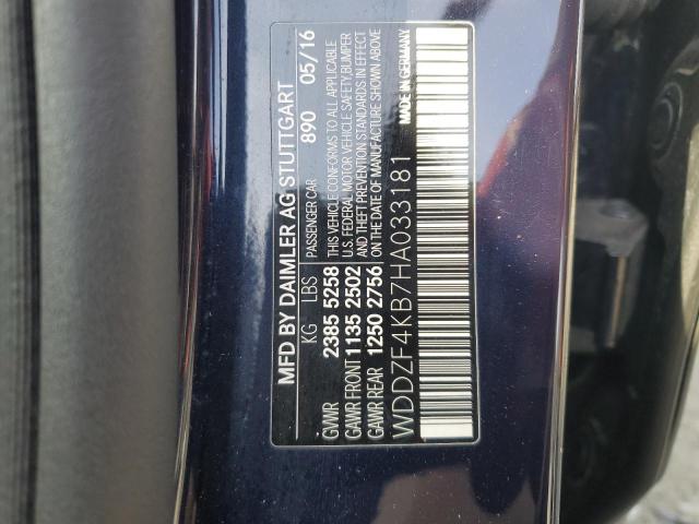 2017 MERCEDES-BENZ E 300 4MAT - WDDZF4KB7HA033181