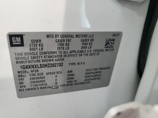 2017 GMC ACADIA DEN - 1GKKNXLS0HZ282782
