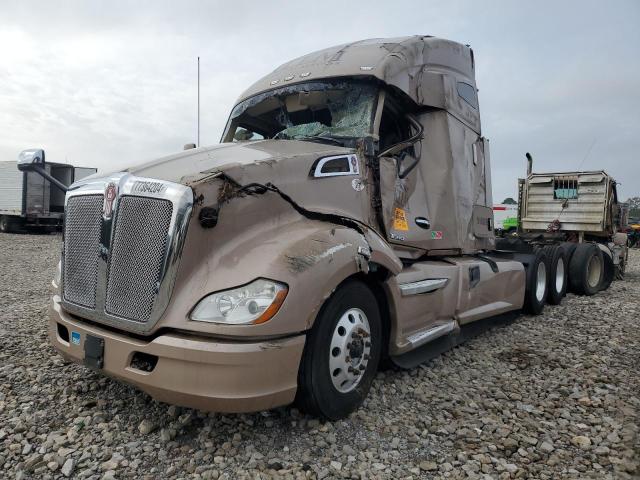 KENW SEMI TRUCK 2021 tan  diesel 1XKYD49X3MJ444332 photo #3