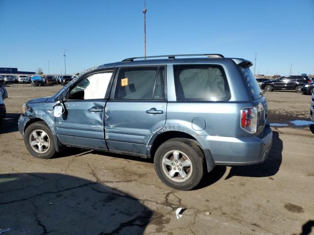 HONDA PILOT EX 2006 blue  gas 2HKYF185X6H529877 photo #3