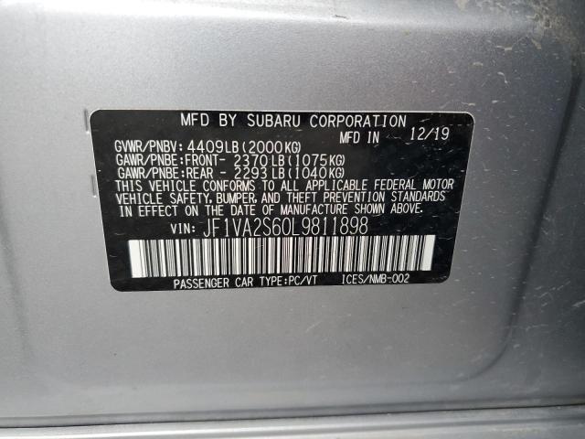 2020 SUBARU WRX STI - JF1VA2S60L9811898