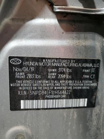 VIN 5NPD84LF1LH564622 2020 HYUNDAI ELANTRA no.12