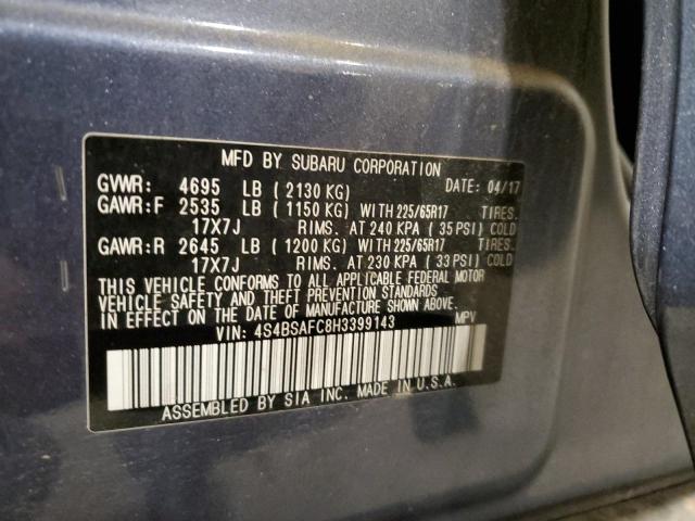 2017 SUBARU OUTBACK 2. - 4S4BSAFC8H3399143