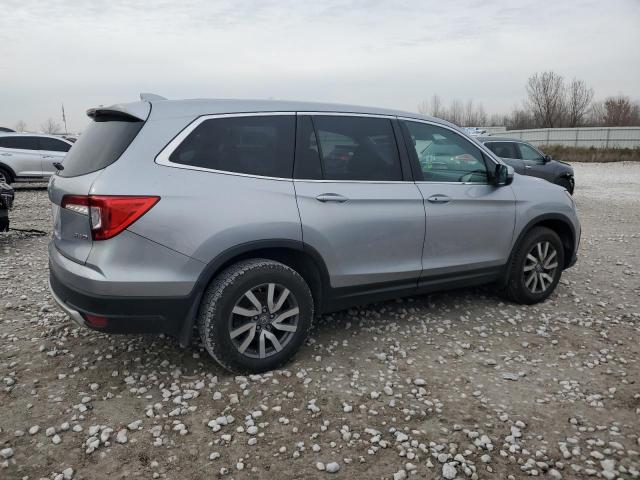 HONDA PILOT EX 2019 silver  gas 5FNYF6H3XKB020635 photo #4