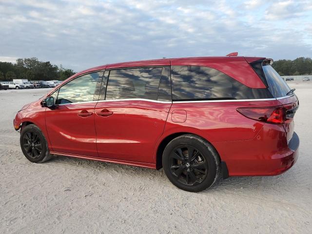 HONDA ODYSSEY SP 2024 red  gas 5FNRL6H73RB054734 photo #3