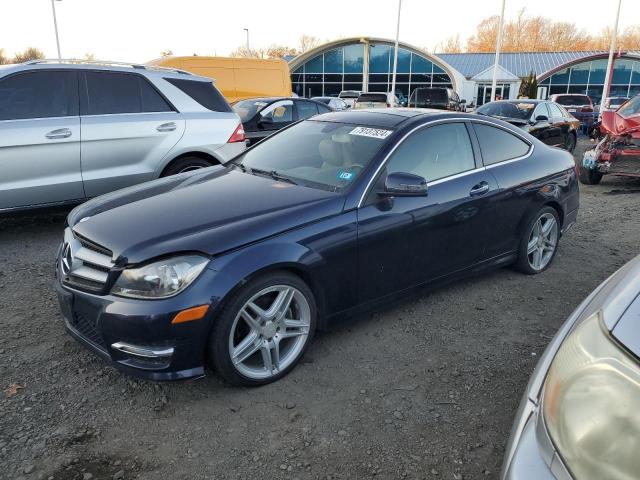 MERCEDES-BENZ C 250 2013 blue coupe gas WDDGJ4HB3DG066909 photo #1