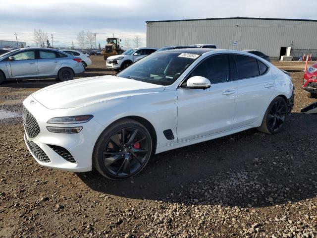 GENESIS G70 BASE 2023 white  gas KMTG54TE5PU121061 photo #1