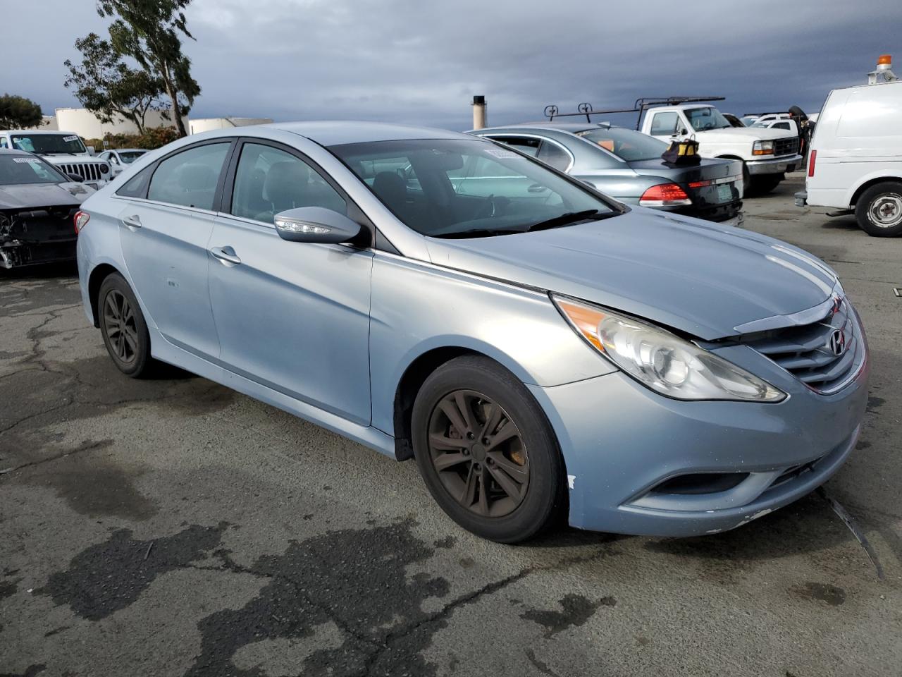 Lot #2996196418 2014 HYUNDAI SONATA GLS