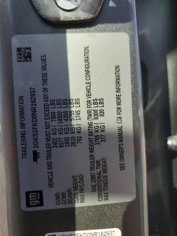 2022 GMC YUKON XL C - 1GKS1FKD0NR162937