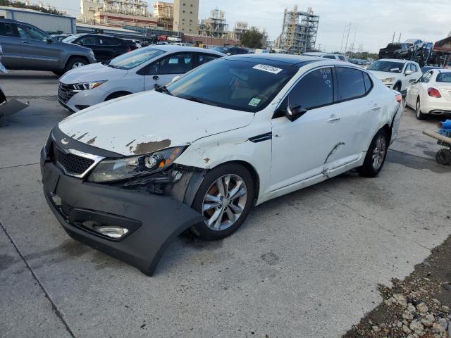 KIA OPTIMA EX 2013 white  gas 5XXGN4A70DG121182 photo #1