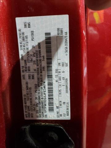 2018 FORD F150 SUPER - 1FTFW1EG3JFE34674