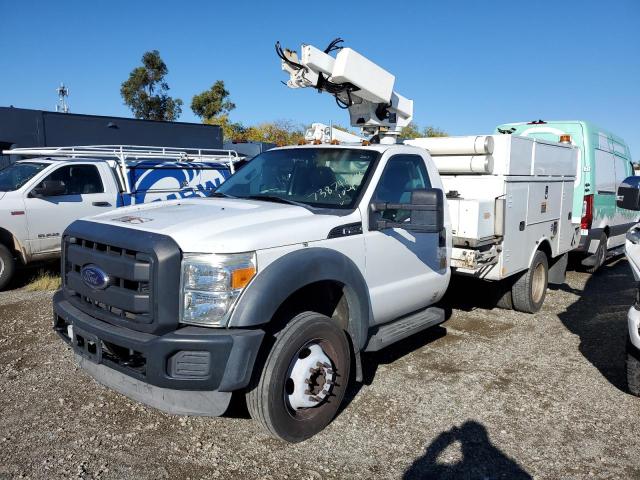 FORD F450 SUPER 2012 white  gas 1FDUF4GY6CEC51613 photo #1