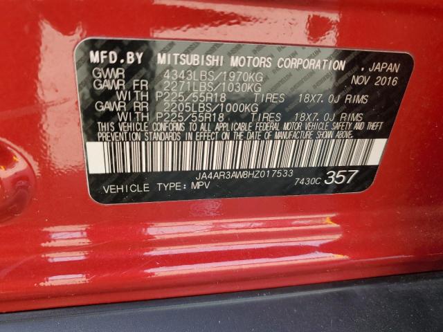 2017 MITSUBISHI OUTLANDER - JA4AR3AW8HZ017533
