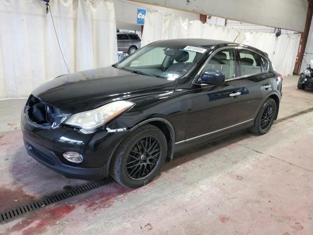 INFINITI EX35 BASE 2011 black station gas JN1AJ0HR4BM850765 photo #1