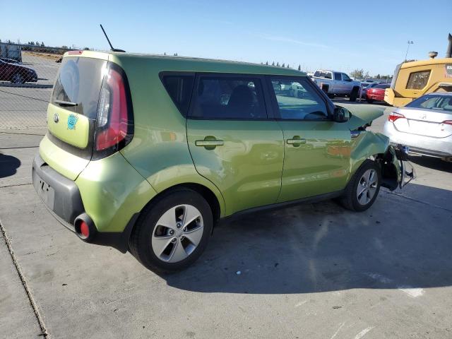 KIA SOUL 2016 green  gas KNDJN2A29G7850910 photo #4