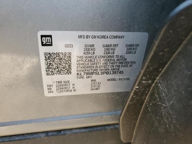 2023 CHEVROLET TRAILBLAZE - KL79MPSL9PB139745