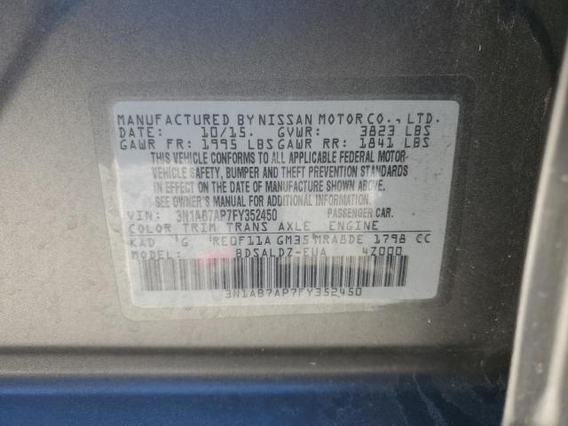 2015 NISSAN SENTRA S - 3N1AB7AP7FY352450