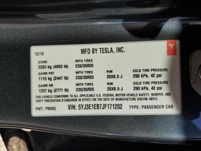 2018 TESLA MODEL 3 - 5YJ3E1EB7JF171202