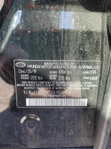 2020 HYUNDAI SONATA LIM - 5NPEH4J26LH020654