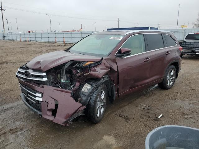 Vin: 5tddzrfh4js875072, lot: 79820904, toyota highlander limited 20181