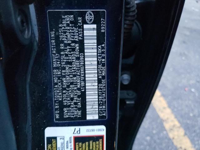 2017 TOYOTA CAMRY LE - 4T1BF1FK8HU780903