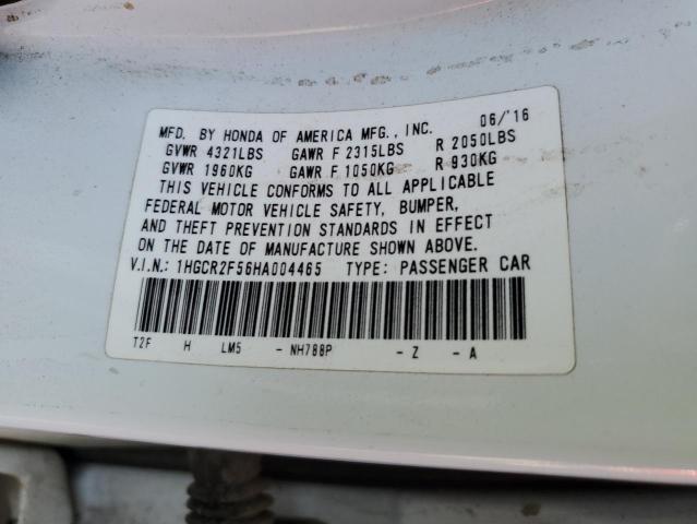 2017 HONDA ACCORD SPO - 1HGCR2F56HA004465