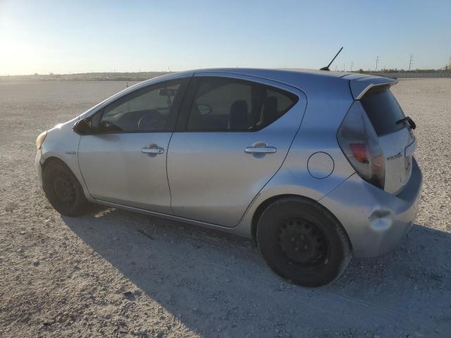 TOYOTA PRIUS C 2012 silver hatchbac hybrid engine JTDKDTB31C1010346 photo #3