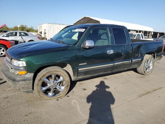 CHEVROLET silverado 2002 green  gas 2GCEC19VX21348560 photo #1