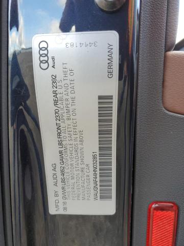 VIN WAUGNAF44HN032851 2017 AUDI A4 no.12