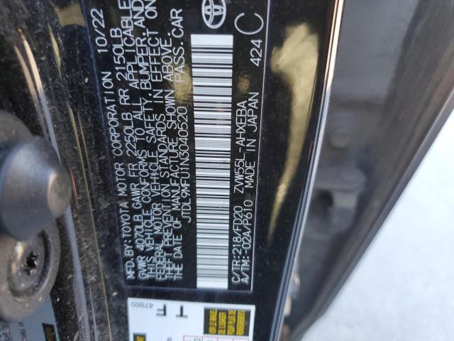 2022 TOYOTA PRIUS LE - JTDL9MFU1N3040520