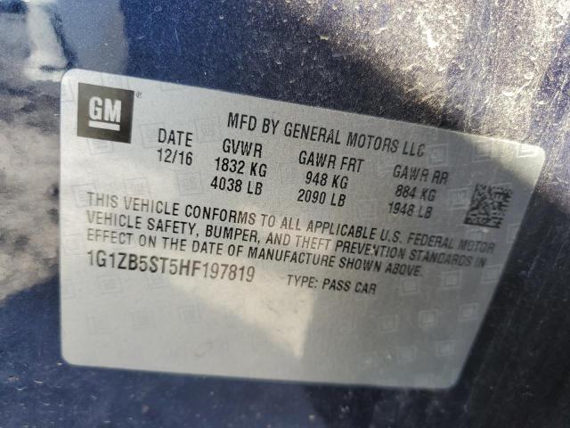 2017 CHEVROLET MALIBU LS - 1G1ZB5ST5HF197819