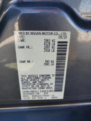 2020 NISSAN ALTIMA - 1N4BL4BV2LC160180