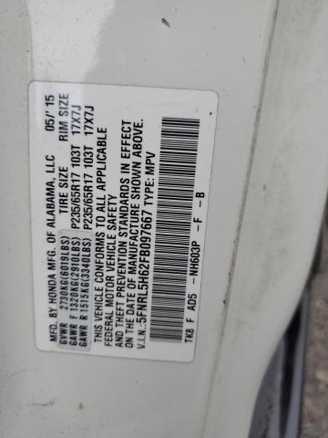 2015 HONDA ODYSSEY EX - 5FNRL5H62FB097667