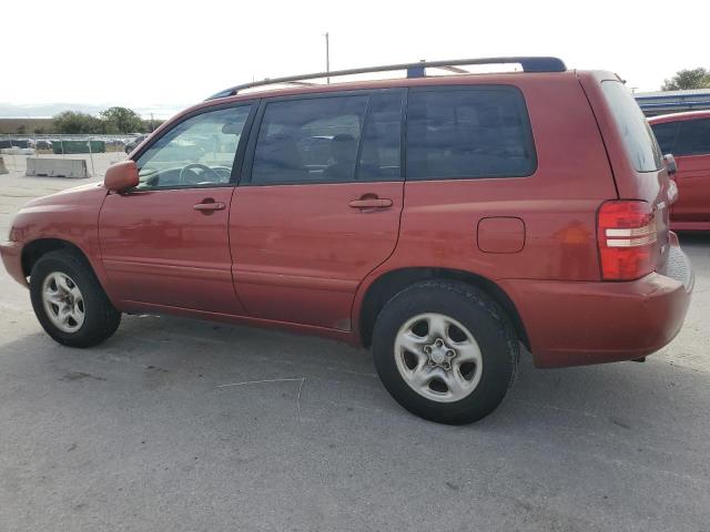 TOYOTA HIGHLANDER 2001 red  gas JTEGF21A010019189 photo #3