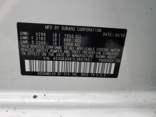 2020 SUBARU IMPREZA PR - 4S3GKAV61L3607801