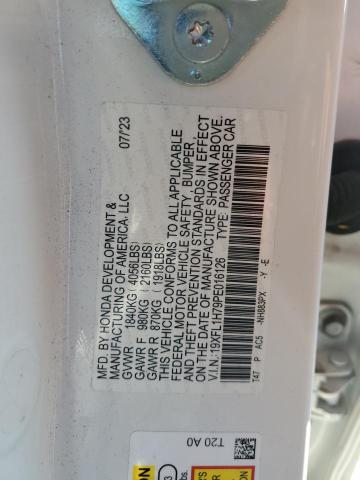 2023 HONDA CIVIC EXL - 19XFL1H79PE016126