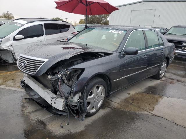 LEXUS LS 430 2004 black  gas JTHBN36F140133412 photo #1