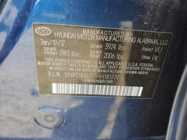 2017 HYUNDAI ELANTRA SE - 5NPD84LF0HH181777