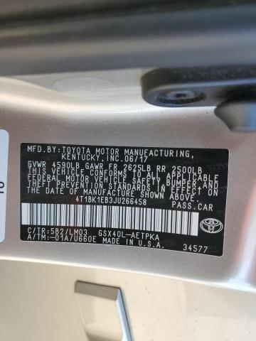 2018 TOYOTA AVALON XLE - 4T1BK1EB3JU266458
