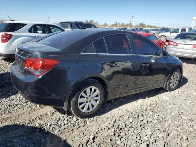 CHEVROLET CRUZE LT 2011 black sedan 4d gas 1G1PF5S94B7265156 photo #4