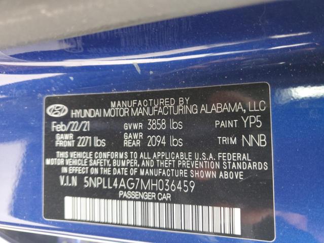 2021 HYUNDAI ELANTRA SE - 5NPLL4AG7MH036459