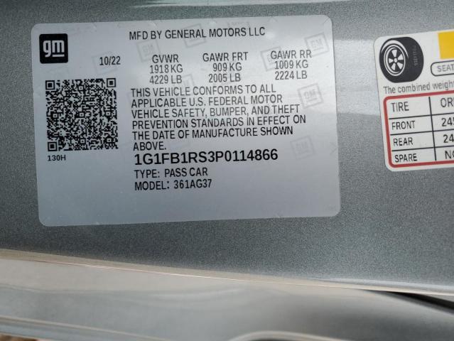 2023 CHEVROLET CAMARO LS - 1G1FB1RS3P0114866