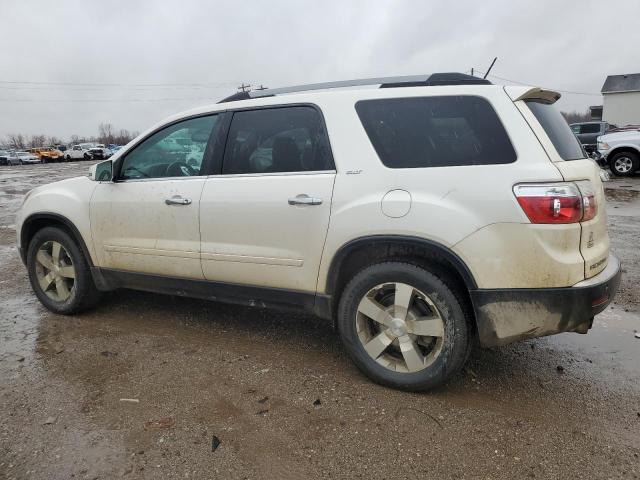 GMC ACADIA SLT 2011 white  gas 1GKKVRED8BJ249674 photo #3